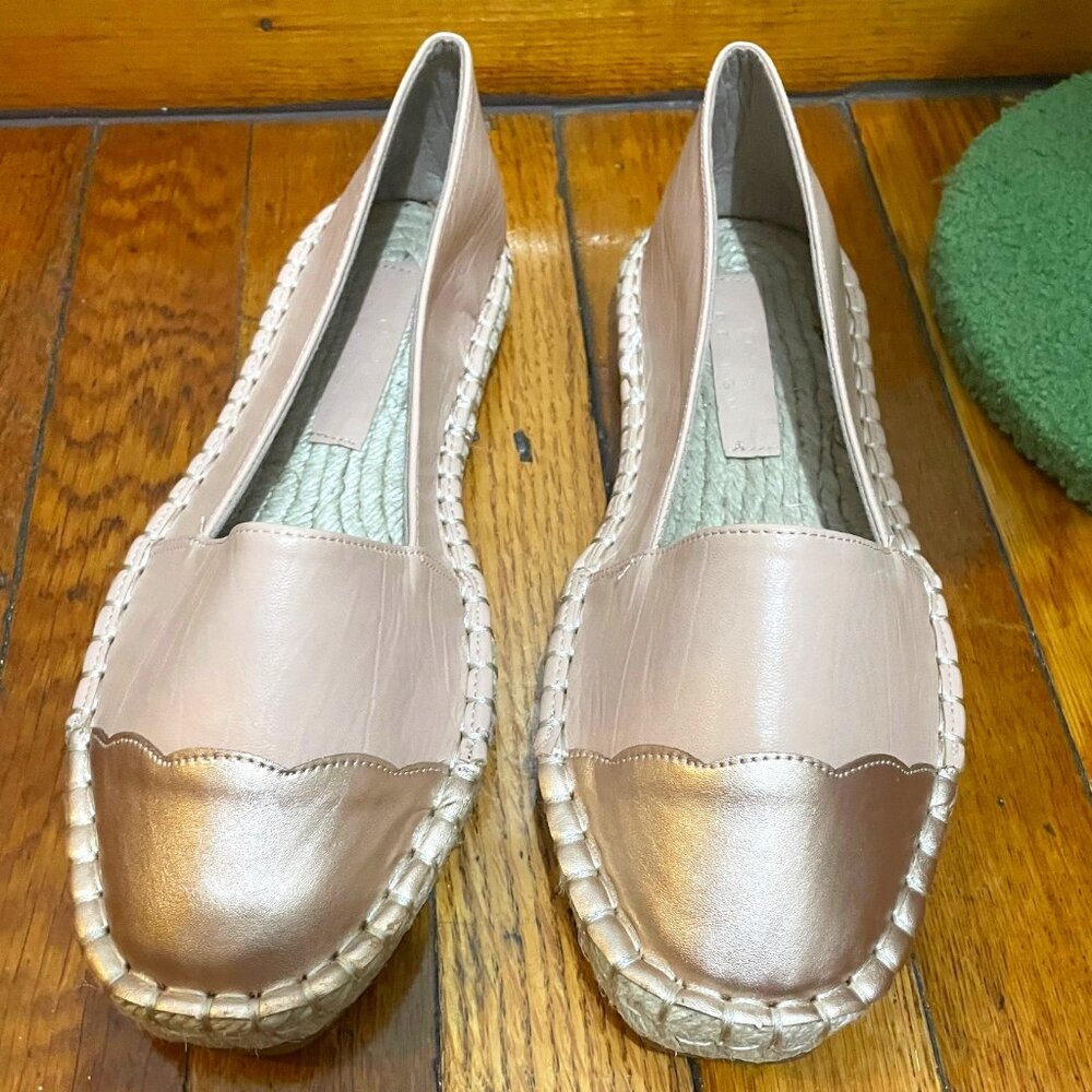 Asos Gold-Toe Espadrilles Size 10 Wide The Perfect Summer Shoe!
